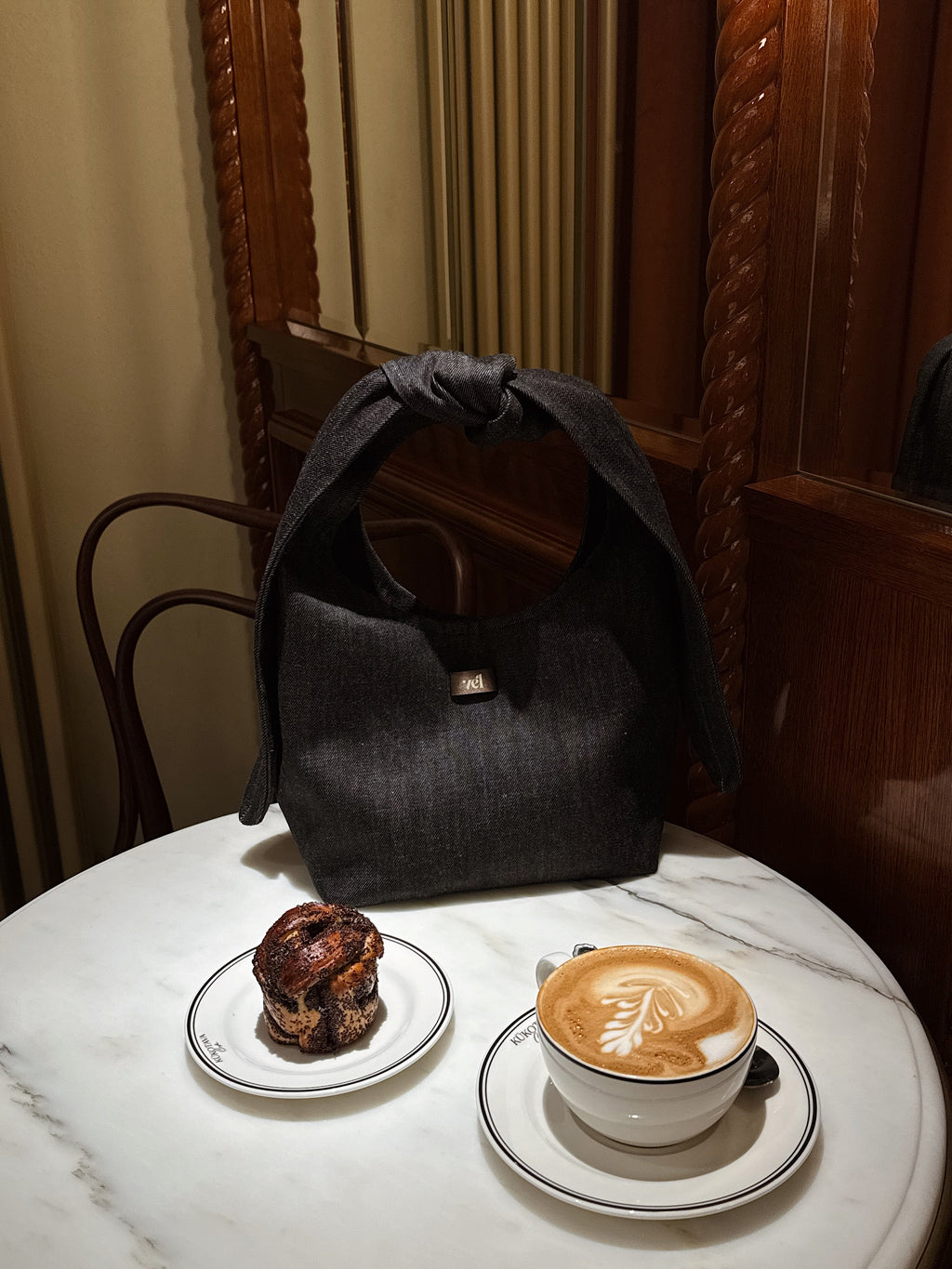 Džinsa soma "avēnija" Grafīts