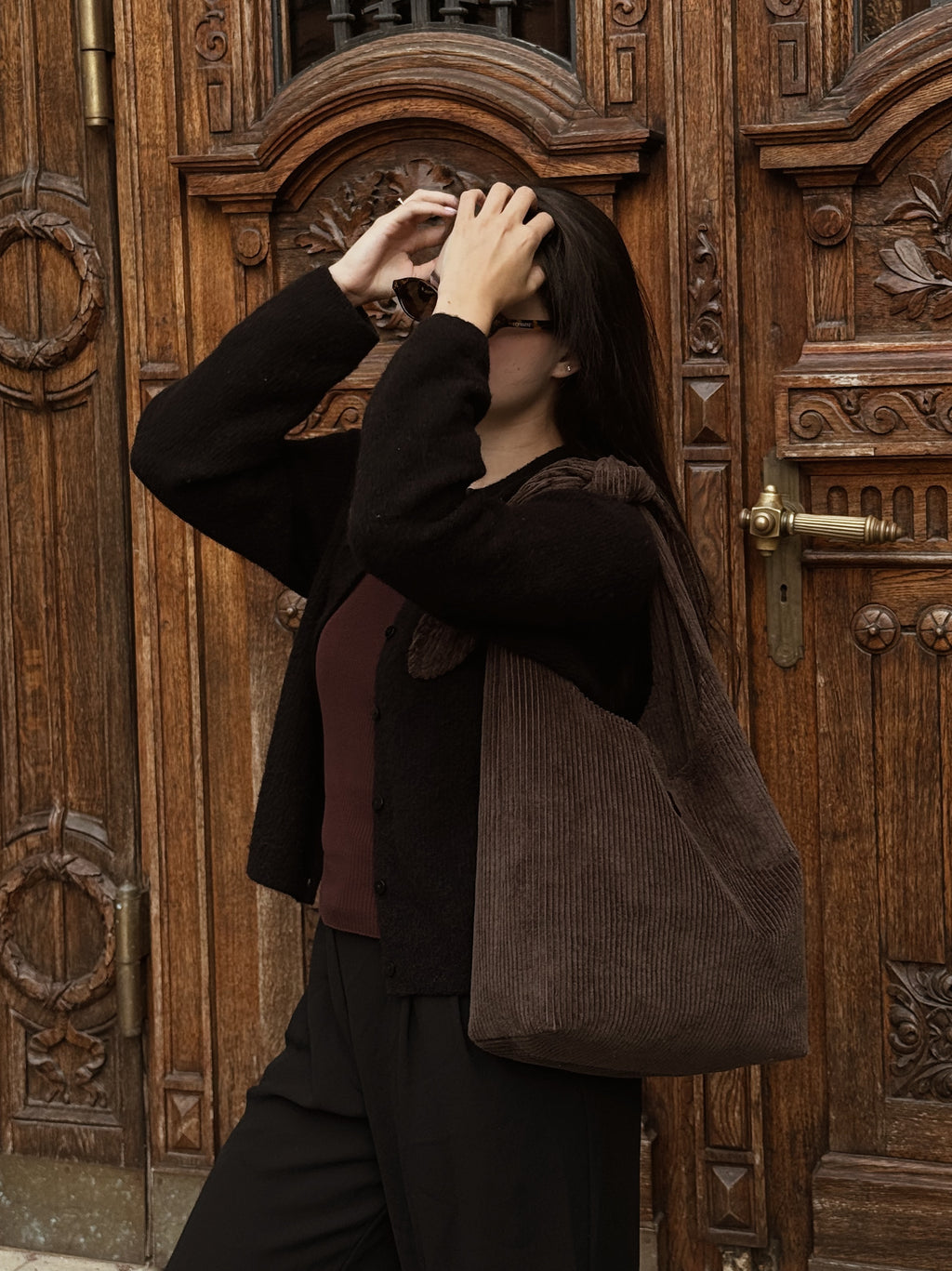 Velveta soma "vēlme grande" Espresso