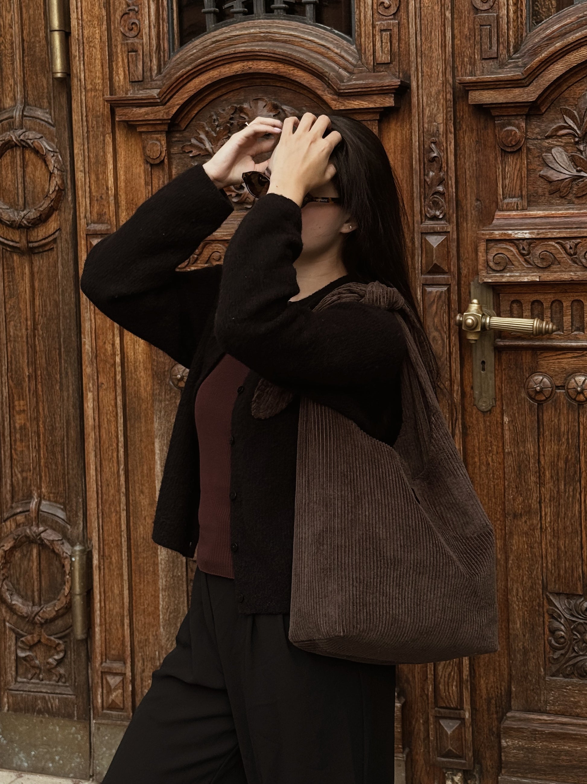 Velveta soma "vēlme grande" Espresso